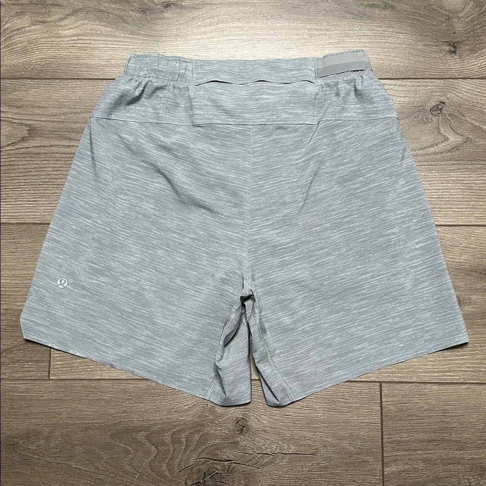 lululemon athletica Light Gray Men’s Athletic Shorts